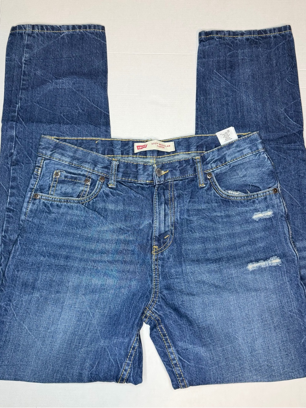 Levi's Men's Medium Blue Straight-Leg Jeans